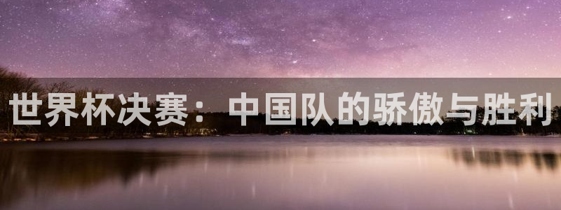 世界杯2026赛制：世界杯决赛：中国队的骄傲与胜利